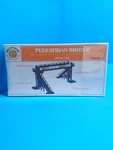 Ho Scale Bachmann Plasticville Pedestrian Bridge Kit #2672. Fixed Price $20.00.