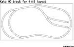 Kato World's Greatest Hobby Pack Unitrack For 4 X 8' Layout 3-103. Fixed Price $309.98.