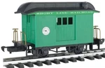 Bachmann 97092 Scale Short Line Baggage Car Green New Original Box. Fixed Price $17.99.