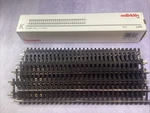Marklin 2209 Ho Track 8-5/8 Straight Section- 10 Segments. Fixed Price $89.99.