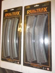 Ho Scale Mth Realtrax 18" Radius Code 83,81-1018, 2 Packs With 4-IN. Fixed Price $16.99.