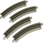 Bachmann Trains E-z Track Reversing 18 Radius Curved 4/CARD Nickel Silver. Fixed Price $65.60.