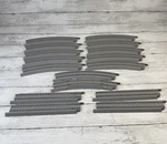 Power-loc 9" Straight Ho Scale Model 14 Pieces Train Tracks. Fixed Price $29.00.