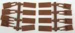 Walthers 920-2311 Ho Cushion Coupler Pocket Kit To Convert 4 Cars. Fixed Price $8.81.