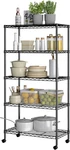 Solid Steel Wire Shelving Storage Unit Adjustable Shelves Organizer Rack, For Ho. Fixed Price $154.99.