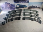 Menards O-31 Track 8 Pieces. Makes Inch Circle. New O-gauge Qty.. Fixed Price $39.79.