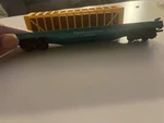 B10 Ho Scale Model Train Bachmann 51' Pulpwood Flat Car Penn Central 17326. Fixed Price $20.00.