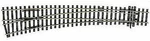 Peco SL87 Ho Scale Code 100 Curved Double Radius Turnout -- Left Hand, Insulfrog. Fixed Price $42.99.