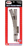 Atlas #544 Left Hand Manual 22" Radius Switch Track - Ho Scale Code 83 Rails. Fixed Price $27.95.