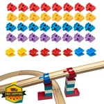BUNU1492 Wooden Train Track Connector 40 Pcs. Fixed Price $44.95.