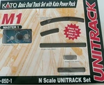 Kato Unitrack Scale Master Basic Oval Set W/ Power Pack 20-850-1. Fixed Price $123.00.