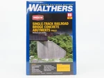 Ho Walthers Kit 933-4551 Single-track Railroad Bridge Concrete Abutments (2). Fixed Price $27.95.