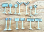 Lionel 1986 Railroad Yard Signs O-scale 13 Pieces. Fixed Price $11.99.