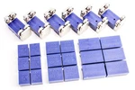 Dcc Concepts DCM-RRA6 Rolling Road (multi Gauge) Axle Kit -split From 12 Set. Fixed Price $78.45.