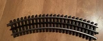 Atlas Gauge 0-27 Full Curve Section Rail Track, Item# 6043. Fixed Price $8.75.