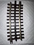 Atlas Gauge 0-54 Half Curve Section 3 Rail Track, Item# 6061. Fixed Price $7.00.