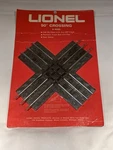 Lionel 6-5020 90 Degree Crossing 3 Rail Train Track Intersection O-27 Gauge. Fixed Price $14.99.