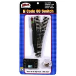 Atlas 2708 Code 80 Nickel Silver Standard Remote Wye Switch Turnout. Fixed Price $34.09.