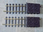 Two Lgb Lehman Gross Bahn Scale 1030 Prellbock Bumper Buffer With Track. Fixed Price $30.00.