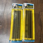 (2) Pair Model Power Ho Scale 9" Straight Track 4-PIECE Section Pack #21. Fixed Price $9.99.