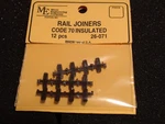 Micro Engineering #26-071 Rail Joiner Code 70 Insulated 12 Pcs. Fixed Price $6.25.