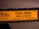 Micro- Engineering HON3 Flex Track 12-116 Code 55 Weathered 6PC. Fixed Price $64.95.