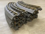 X8 Mth 40-1002 Realtrax 031 Curve Track Sections (8) Gauge Train. Fixed Price $38.66.