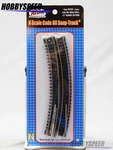 Atlas #2520 Scale 11" Radius Section Snap Track (6) Code 80 Black ATL2520 New. Fixed Price $5.84.