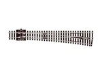 Peco Turnout Right-hand #8 Code 80, Long, 36IN Radius Diverging Route, SL-E388. Fixed Price $41.98.