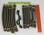 Atlas Ga Snap Track 48-PIECE Lot 2501 Straight+ 2520 11" Curves Mtl Rerailer. Fixed Price $40.00.