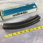 Marklin 2210 Ho 11-5/8" Radius Curved Track Section Of Ex/box. Fixed Price $54.99.