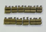 Hillman's 332-01 X12 Brass Metal Rail Clamps G Scale Total Per Order. Fixed Price $42.29.