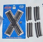 Atlas 6083 3-RAIL Custom Supreme Degree Crossing + O54 1/2 Curve Track. Fixed Price $26.88.