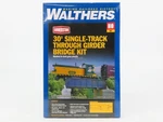 Ho Scale Walthers Kit 933-4500 30' Single-track Through Girder Bridge Sealed. Fixed Price $37.95.