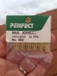 Perfect Parts #P432,432 Ho Insulated Rail Joiners Pack Of (12), New, (946). Fixed Price $5.50.