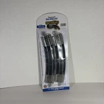Bachmann Ho E-z Track +nickel Silver Rail & Gray Roadbed 18IN Radius Rerai 44529. Fixed Price $13.38.