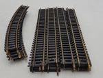 Atlas, Life-like & Bachmann Ho Assorted Curved Straight Track Sections 28. Fixed Price $23.00.