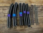 Atlas Snap Of Used Ho Scale Model Train Tracks - Stragith/curved/turnouts. Fixed Price $37.99.