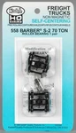 Kadee 558 Ho Self-centering Barber S-2 70-TON Roller Bearing Freight Car Trucks. Fixed Price $11.95.