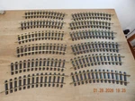 Aristocraft Gauge Brass 16" Curve Track Lot Of 12 11500. Fixed Price $89.99.