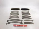 Fleischmann Model H0 Dc 32X Curved Tracks 1701 6030 6025 Etc Sg #EI308-1. Fixed Price $64.13.