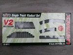 Kato V2 N-scale Single Track Viaduct Set (20-861-1). Fixed Price $79.99.