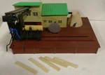 Vintage American Flyer #23796 Gauge Operating Sawmill Serviced Works Well. Fixed Price $99.99.