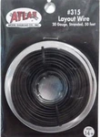 All Scale Atlas 315 Black Layout Wire 50'. Fixed Price $12.70.
