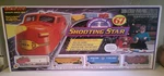Vintage Bachmann Shooting Star Electric Train Set 67 Piece Santa Fe. Fixed Price $129.99.