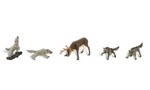 Woodland Scenics Wildlife Standoff Ho Train Figures A1942. Fixed Price $19.99.