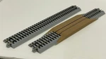 HON3 Narrow Gauge 228MM Crossing Set Rerailer Compatible With Blackstone Track. Fixed Price $32.00.