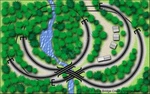 Gauge Triple Bridge Creek Track Plan (TP-7). Fixed Price $326.63.