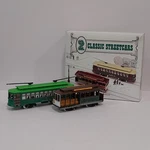 2 Classic Streetcars Desire Trolley San Francisco Cable Ho Scale Diecast Set. Fixed Price $17.99.