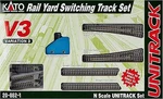 Kato Unitrack V3 Rail Yard Switching Set - Scale Nickel Silver Model. Fixed Price $123.62.